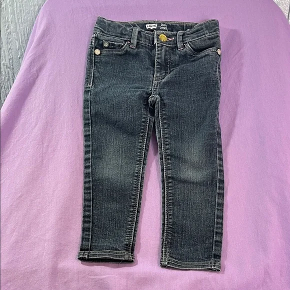 Levi's Kids' Denim Jeans with Embroidery Size 2T - Picture 6 of 6